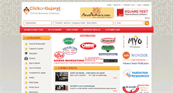 Desktop Screenshot of clickongujarat.com